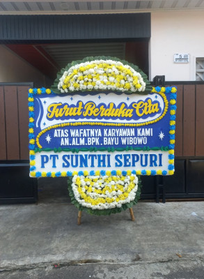 Papan Bunga Duka di Ratu Samban